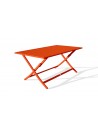 Table jardin pliante orange marius