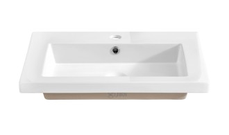 Plan vasque céramique blanc 60 cm