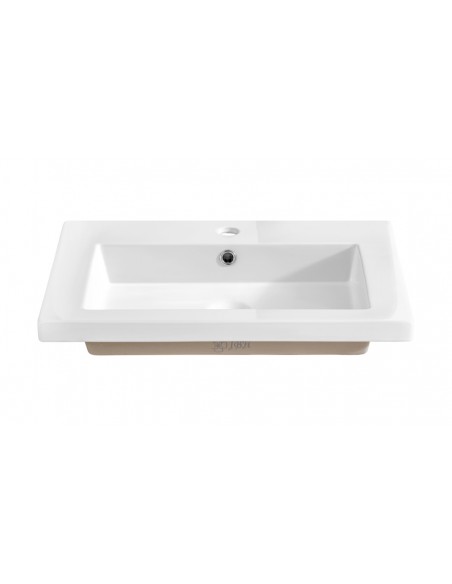 Plan vasque céramique blanc 60 cm