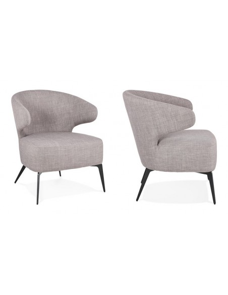 Fauteuil à oreilles contemporain