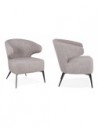 Fauteuil à oreilles contemporain