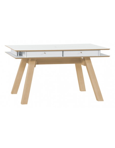 Table extensible scandinave tiroirs