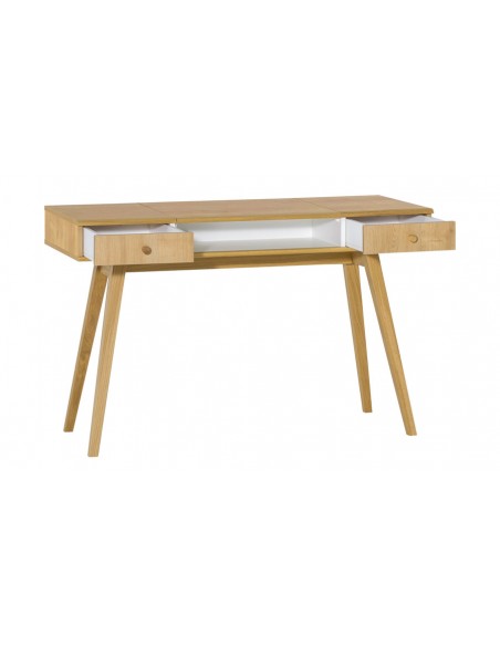 Coiffeuse bureau scandinave nature