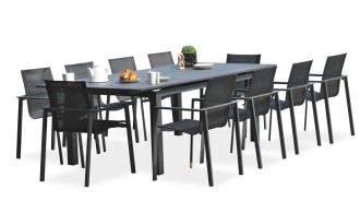 Salon jardin 10 fauteuils Miami