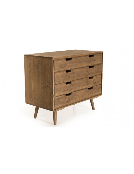 Commode 4 tiroirs sapin Noah