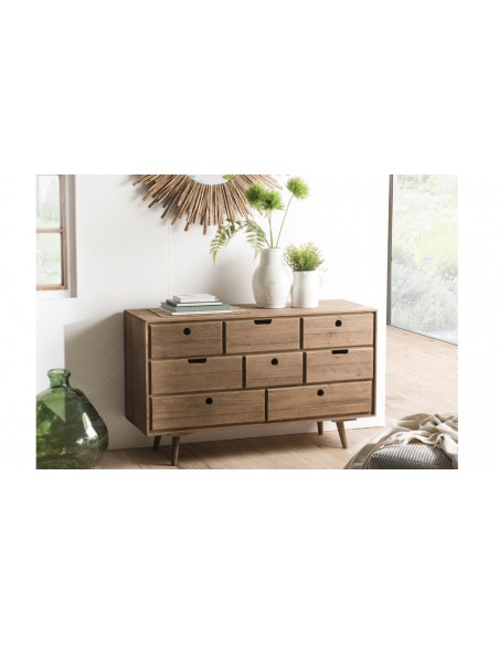 Commode scandinave 8 tiroirs