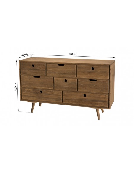 Commode 8 tiroirs noah