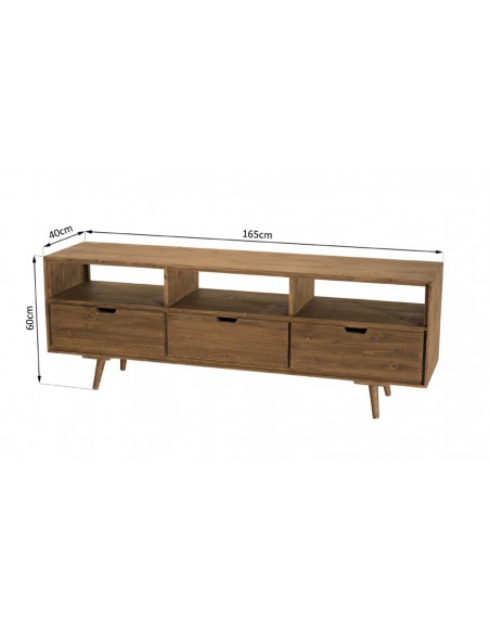 Meuble TV scandinave sapin Noah