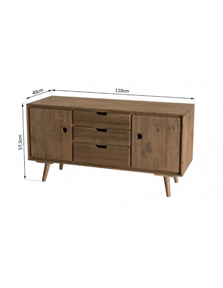 Buffet scandinave sapin noah