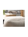 Pouf velours gris perle Emilia