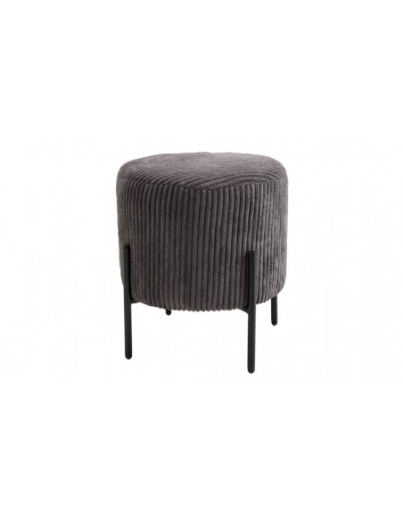 tabouret emilia velours cotele