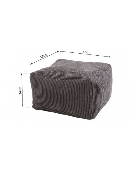 dimensions pouf