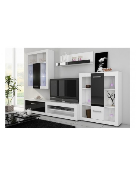 Ensemble meuble tv mural moderne