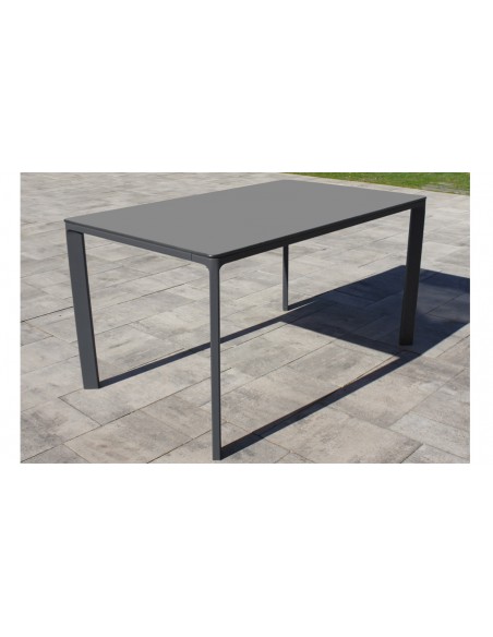 Table jardin aluminium laqué 160 cm Meet