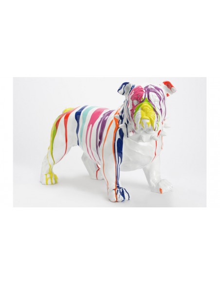 Statue bulldog debout 41 cm
