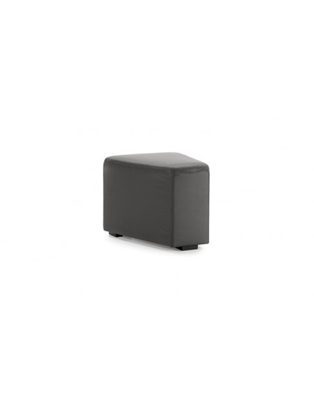 Tabouret cuir CINÉ HOME - Pouf en cuir italien