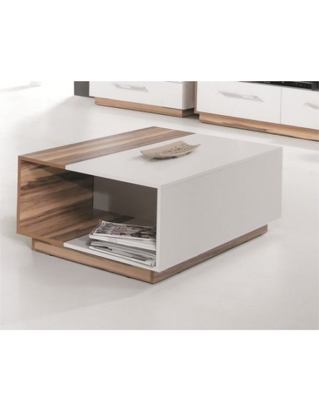 table basse blanche pas chere