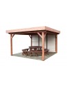 Pergola paroi lames orientables north