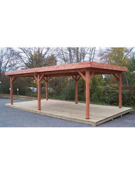 grande pergola bois sapin