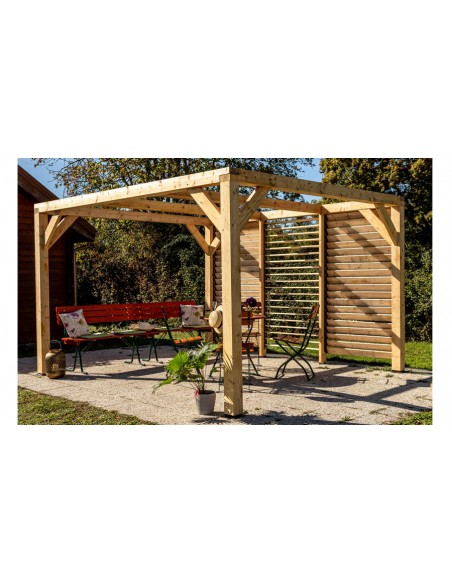 Pergola en bois de douglas