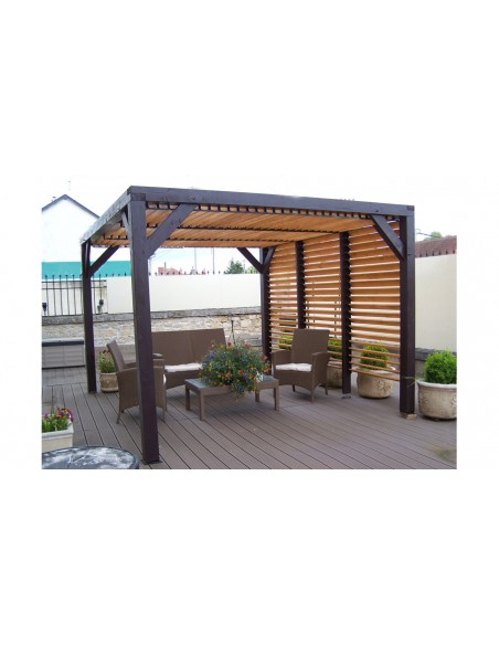 pergola bioclimatique en douglas