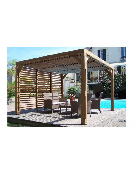 pergola bois bioclimatique haut de gamme