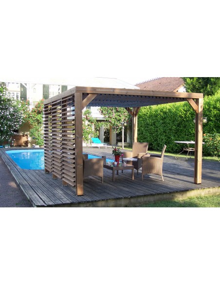 Pergola bioclimatique salon yukon