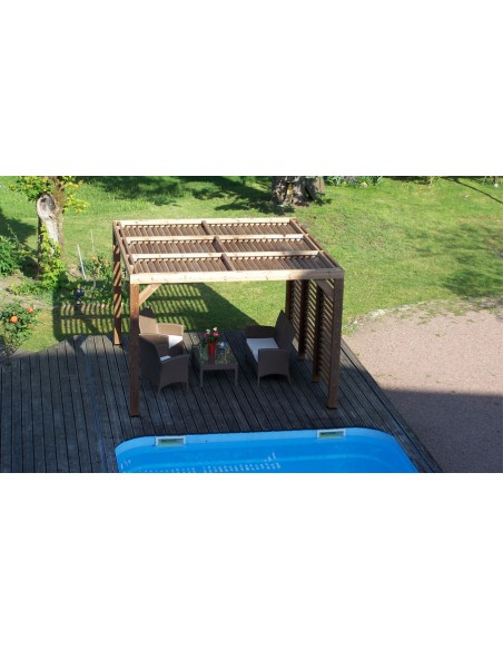 Pergola bioclimatique 3.41 x 3.13 yukon