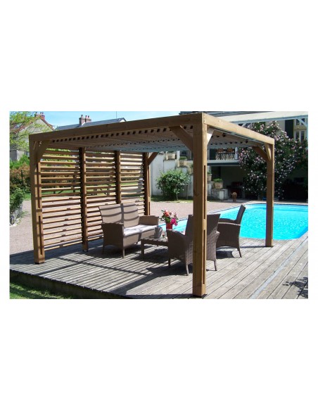 Pergola bois THT Yukon  piscine