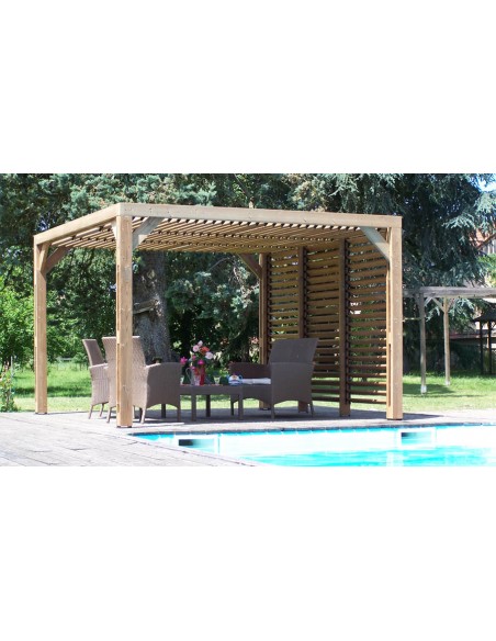 Pergola côté bois THT Yukon