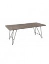 Ensemble de jardin teck et acier
