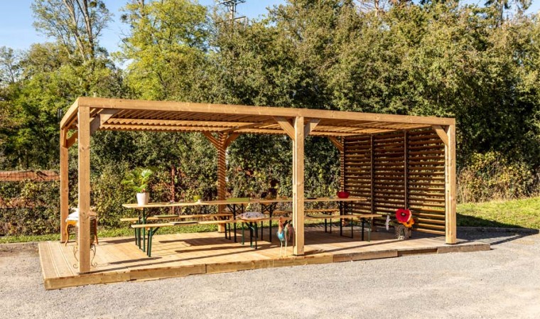 Grande pergola en bois autoportée Arizona - House and Garden