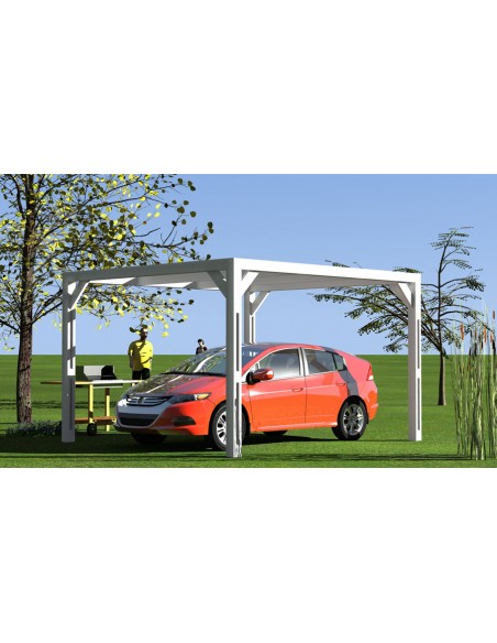 Pergola bois thermo chauffé