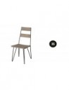 Ensemble de jardin teck et acier
