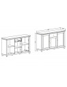 Buffet bas dimensions Boavista