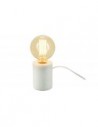 Lampe de table en marbre blanc