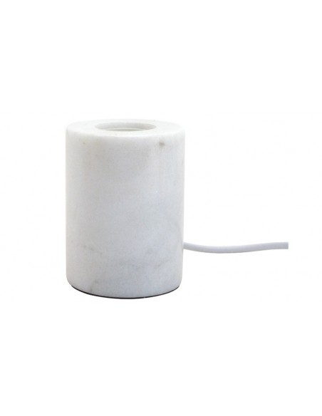 Lampe de table en marbre blanc