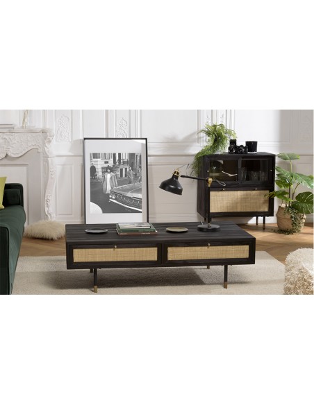 Table basse noire Juan