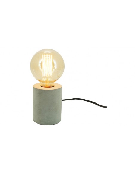 Lampe de table ronde grise