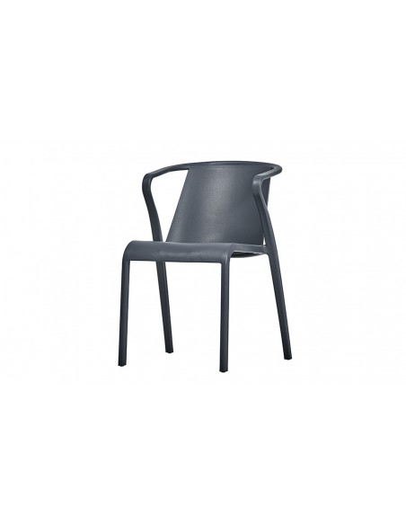 Fauteuil jardin polypropylene empilable fado
