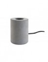 Lampe de table ronde grise