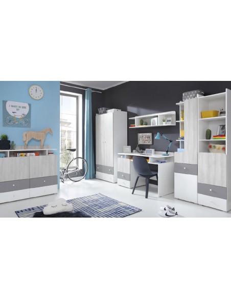 Armoire enfant 2 portes Nikki