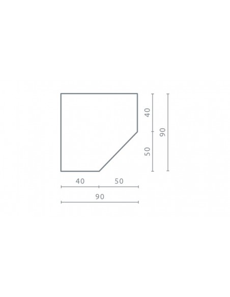 Dimensions armoire d'angle enfant Koto