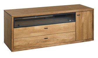 Meuble TV bois de chêne
