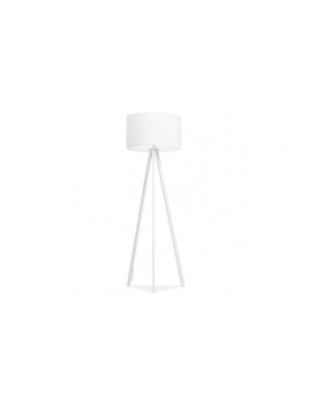 Lampadaire trépied blanc