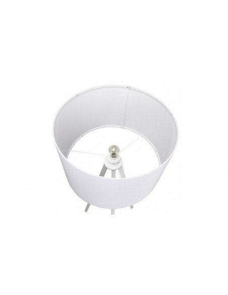 Lampadaire trépied blanc