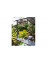 Abri barbecue aluminium gris anthracite
