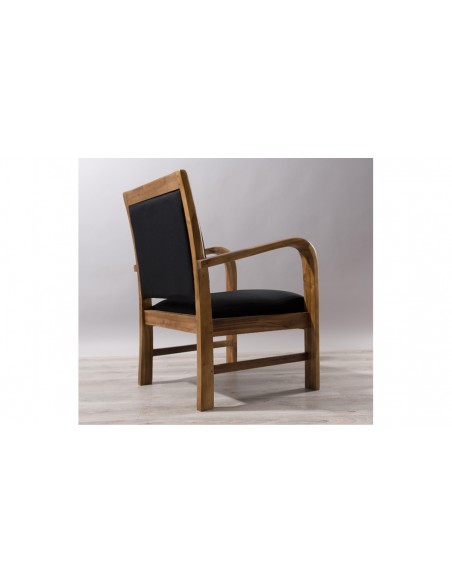 Fauteuil Scandic en Teck Naturel Massif - Design Scandinave