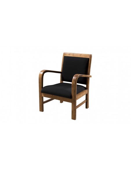 Fauteuil design tissu teck Goa