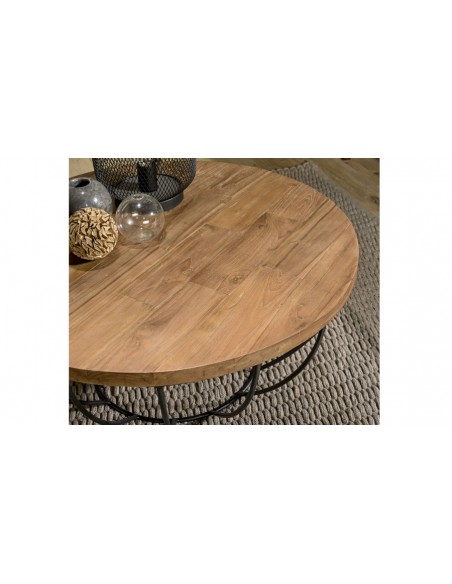 Table basse ronde Thekku